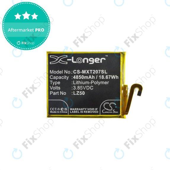 Bateria do Motorola Moto G 5G Plus, G100, LZ50, 4850mAh, HQ