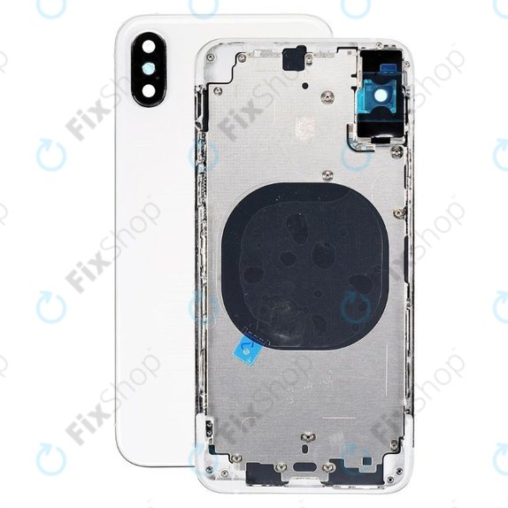 Tylna obudowa do iPhone XS, Srebrny, Silver