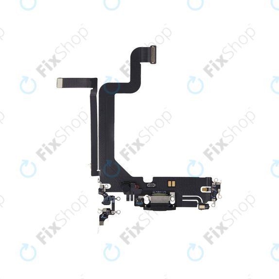 Złącze ładowania z taśmą flex do iPhone 14 Pro Max, Space Black