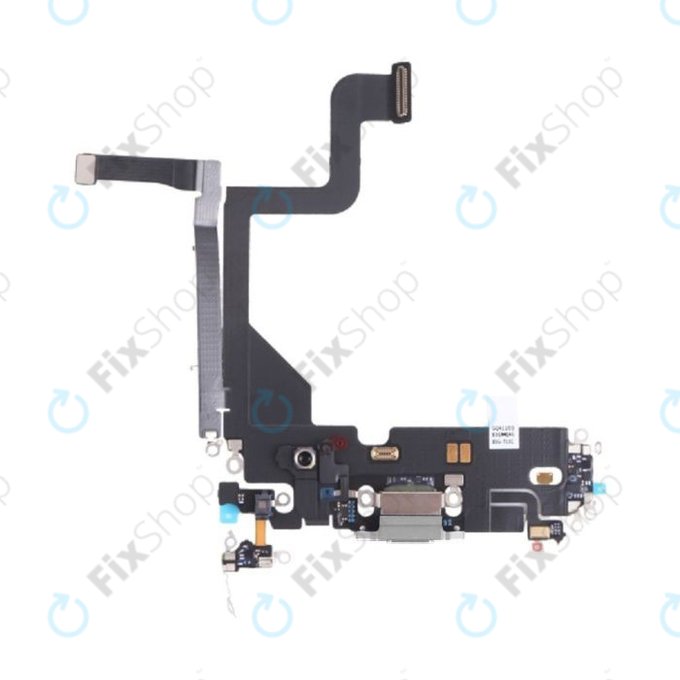 Złącze ładowania z taśmą flex do iPhone 13 Pro, Srebrny, Silver