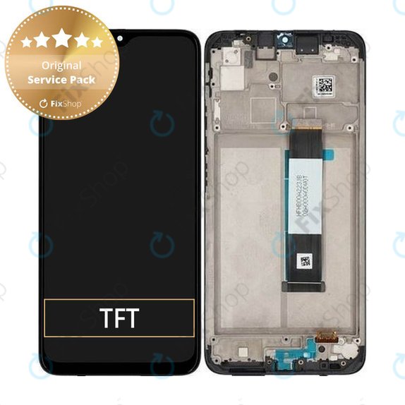 Wyświetlacz do Xiaomi Redmi 9T, Ekran dotykowy z ramką, 560001J19S00, Carbon Gray, Genuine Service Pack