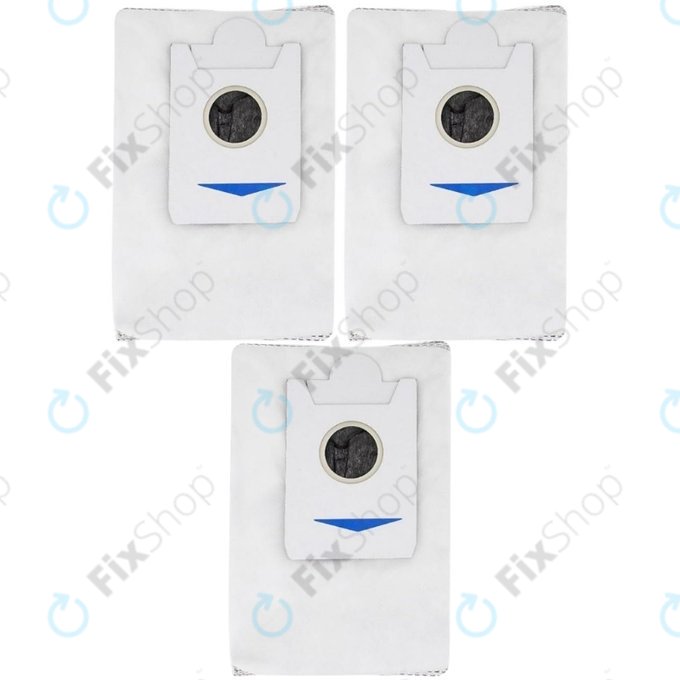 Worek na kurz, 3 szt., Węgiel aktywny do Ecovacs Deebot X2-series, X5-series