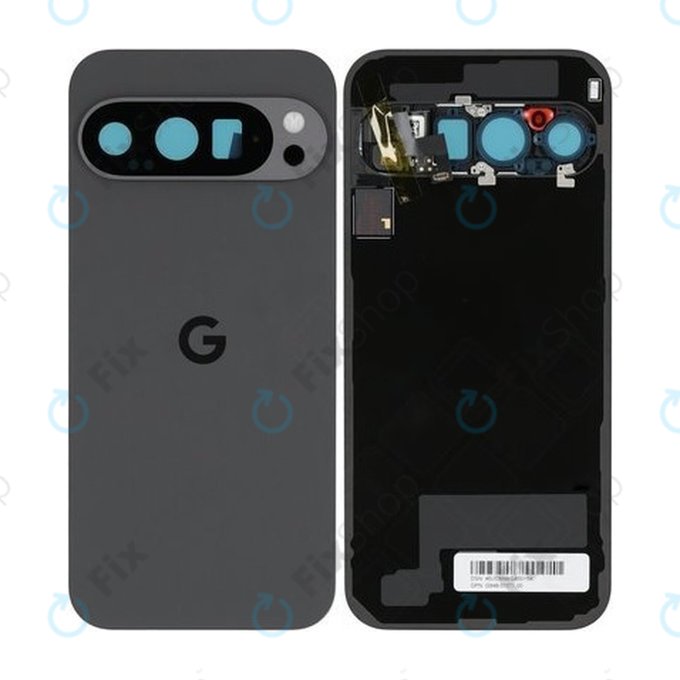Tylna pokrywa baterii do Google Pixel 9 Pro, G949-01071-00, Obsidian, Genuine Service Pack