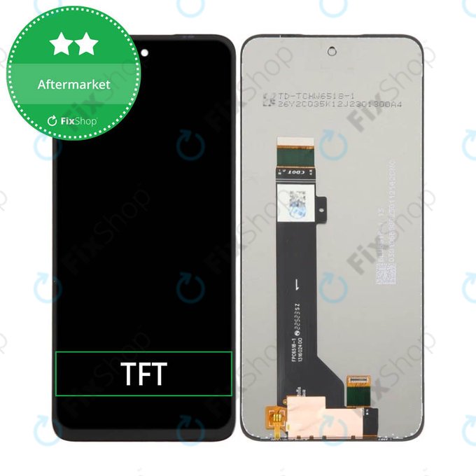 Wyświetlacz do Motorola Moto G53 5G, Ekran dotykowy bez ramki, TFT