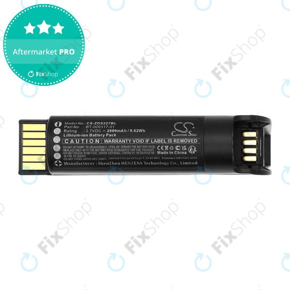 Bateria do Zebra CR2278, DS22, 2600mAh, Li-Ion, 3.7V, BT-000317-01, HQ