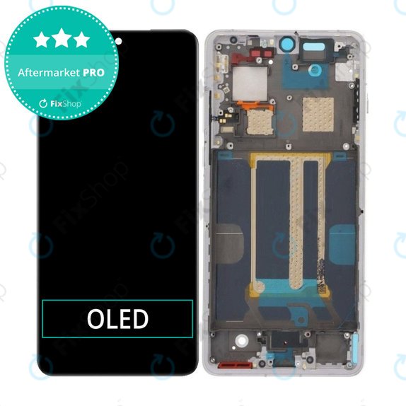 Wyświetlacz OLED do OnePlus 13 5G CPH2655, Ekran dotykowy z ramką, Czarny, Black