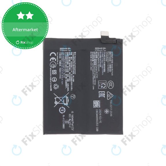 Bateria do OnePlus 12 PJD110, BLP975, 5000mAh