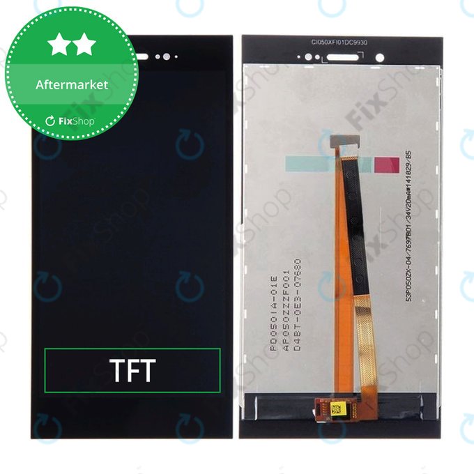 Wyświetlacz do Blackberry Z3, Ekran dotykowy bez ramki, TFT