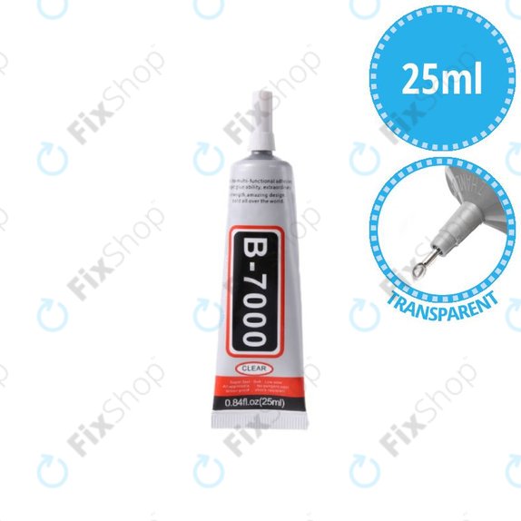 Klej B-7000, 25ml, Przezroczysty, Transparent