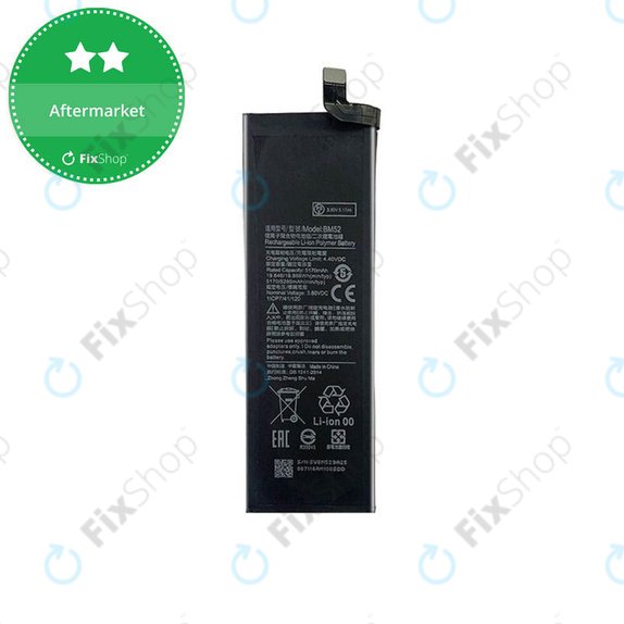 Bateria do Xiaomi Mi Note 10, Mi Note 10 Lite, Mi Note 10 Pro, BM52, 5260mAh