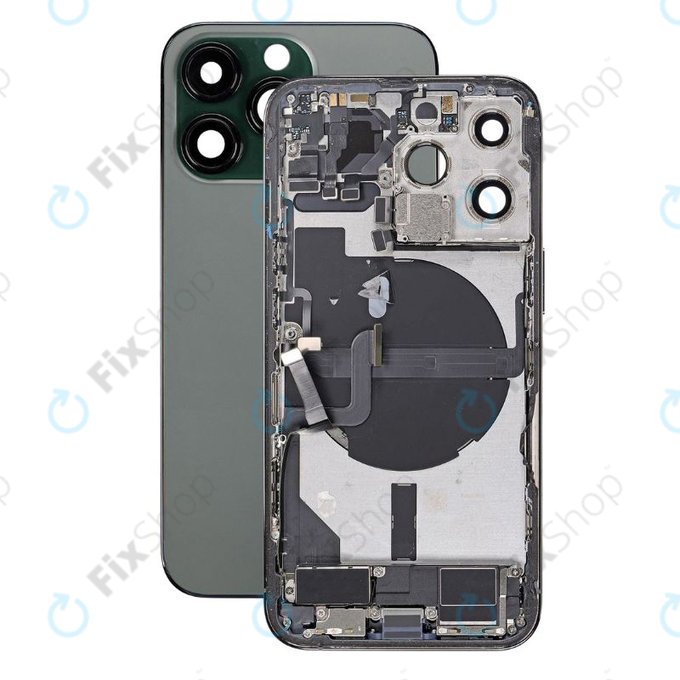Tylna obudowa z malymi czesciami do iPhone 13 Pro, Alpine Green