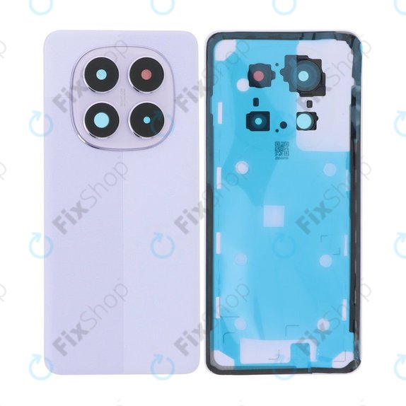 Tylna pokrywa baterii z kompletnym montażem do Xiaomi Redmi Note 14 Pro 5G 24090RA29G, Lavender Purple