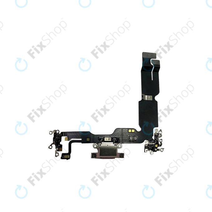 Złącze ładowania z taśmą flex do iPhone 15 Plus, Zielony, Green