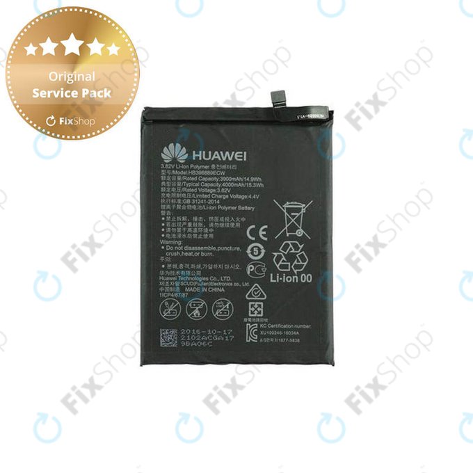 Bateria do Huawei Mate 9 MHA-L09, Mate 9 Pro LON-L29, P40 Lite E, HB396689ECW, 4000mAh, 24022291, 24022102, Genuine Service Pack
