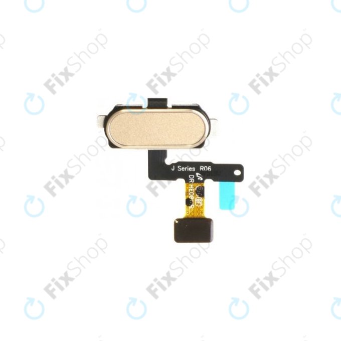 Przycisk Home z taśmą flex do Samsung J5 J530F, Gold