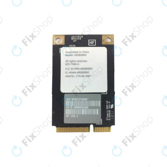 Karta sieci bezprzewodowej AirPORT AR5BXB92 do iMac 21.5" A1311 (Late 2009 - Mid 2010) | iMac 27" A1312 (Late 2009 - Mid 2010)