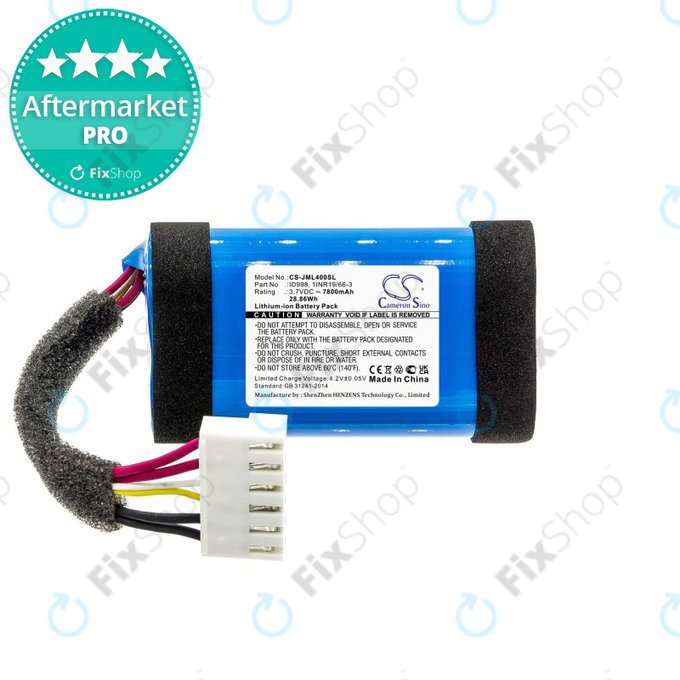 Bateria do JBL Charge 4, ID998, 1INR19/66-3, 7800mAh, HQ