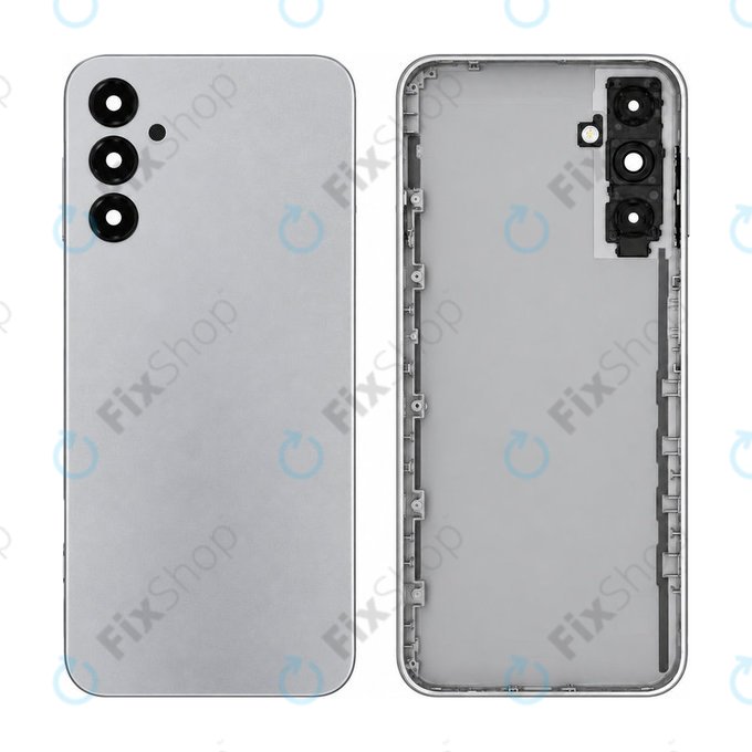 Tylna pokrywa baterii z kompletnym montażem do Samsung A14 A145R, Srebrny, Silver