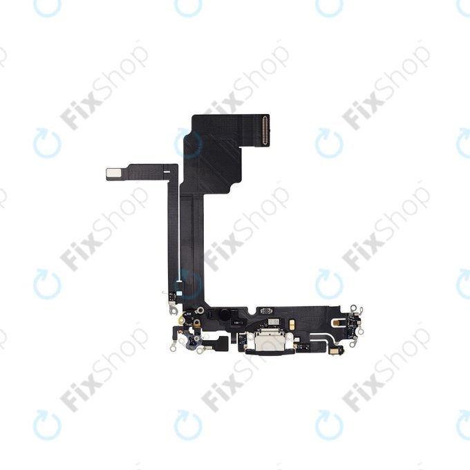 Złącze ładowania z taśmą flex do iPhone 15 Pro Max, Black Titanium