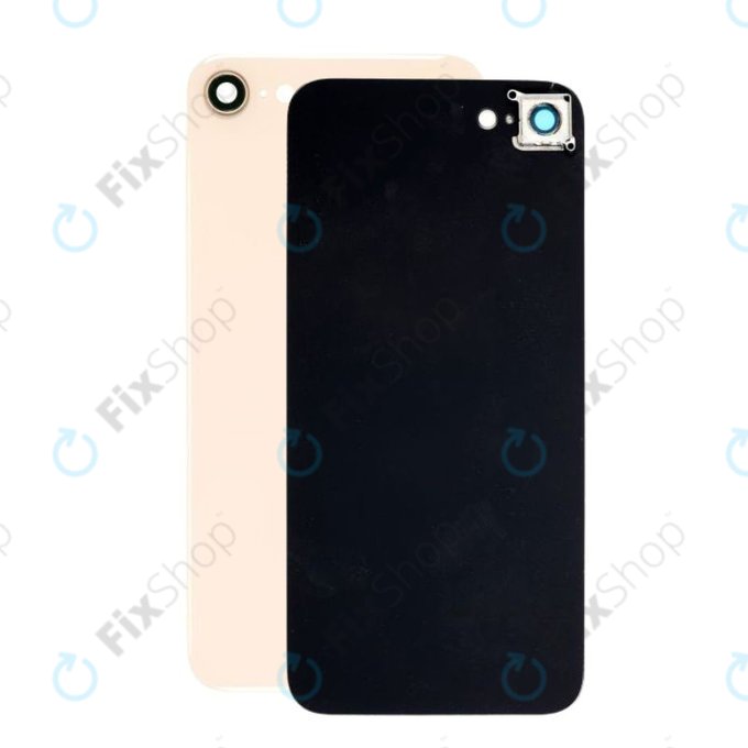 Tylne szklo pokrywy z obiektywem aparatu do iPhone 8, Złoty, Gold