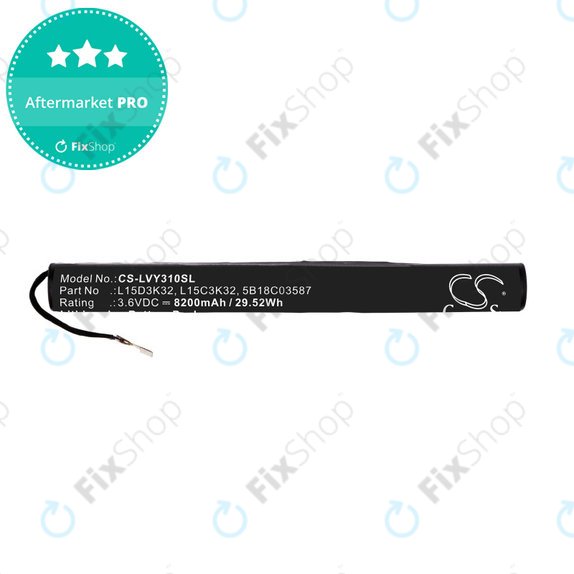 Bateria do Lenovo Yoga TAB 3 YT3-X50, L15D3K32, L15C3K32, 5B18C03587, 8200mAh, HQ