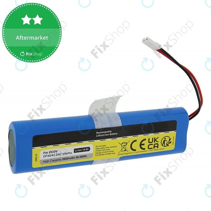 Bateria do Ecovacs Deebot DF45, M26-4S1P-AGX-2, Li-Ion, 14,8V 2600mAh