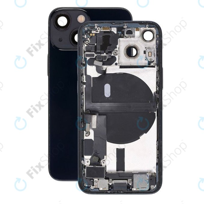 Tylna obudowa z malymi czesciami do iPhone 13 Mini, Midnight