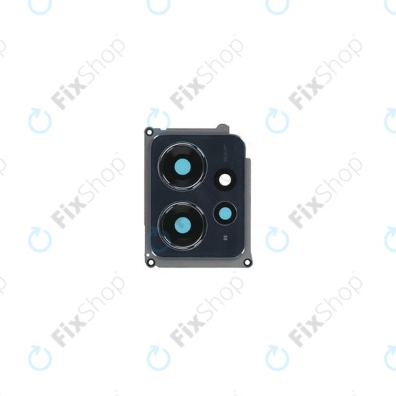 Szklo obiektywu tylnej kamery z ramka do Xiaomi Redmi Note 12 23021RAAEG, 23021RAA2Y, 56000600M700, Onyx Grey, Genuine Service Pack