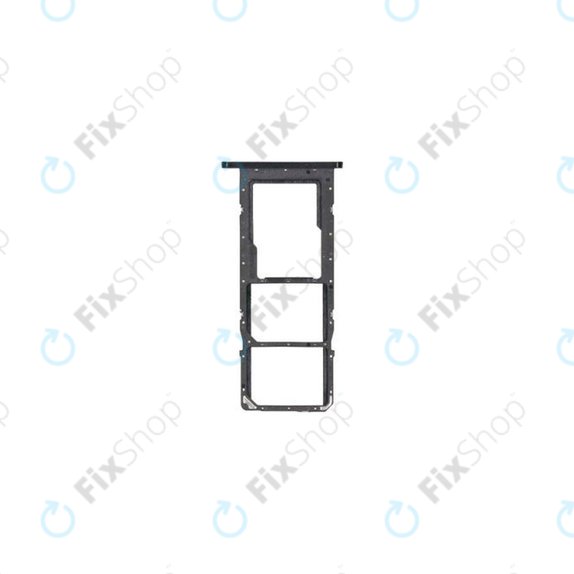 Tacka SIM do Samsung A02s A025F, GH81-20134A, Czarny, Black, Genuine Service Pack