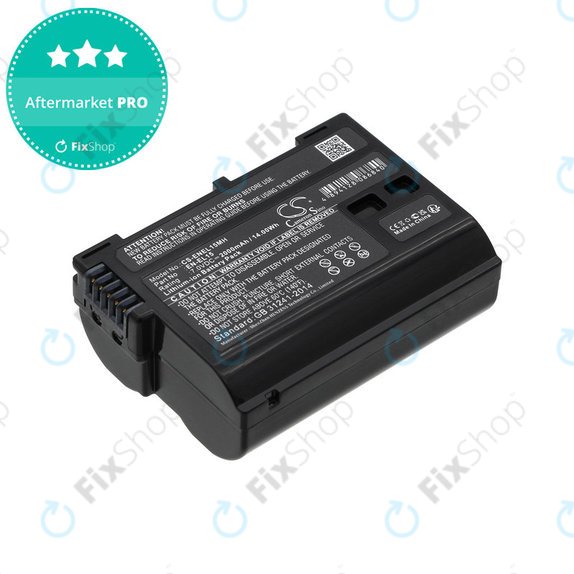 Bateria do Nikon D7000, D500, D600, D7200, D7500, Z5, Z6, EN-EL15, Li-ion, 7V, 2000mAh, HQ