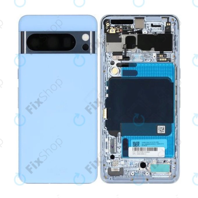 Tylna pokrywa baterii z kompletnym montażem do Google Pixel 8 Pro, Bay