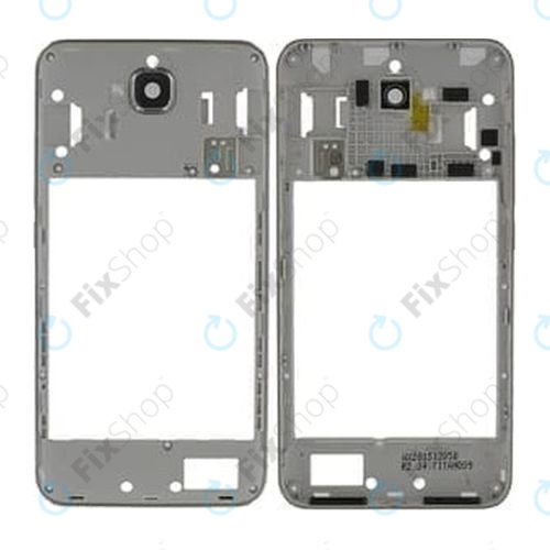 Ramka srodkowa do Huawei Y6 Pro, 97070LER, Szary, Gray, Genuine Service Pack