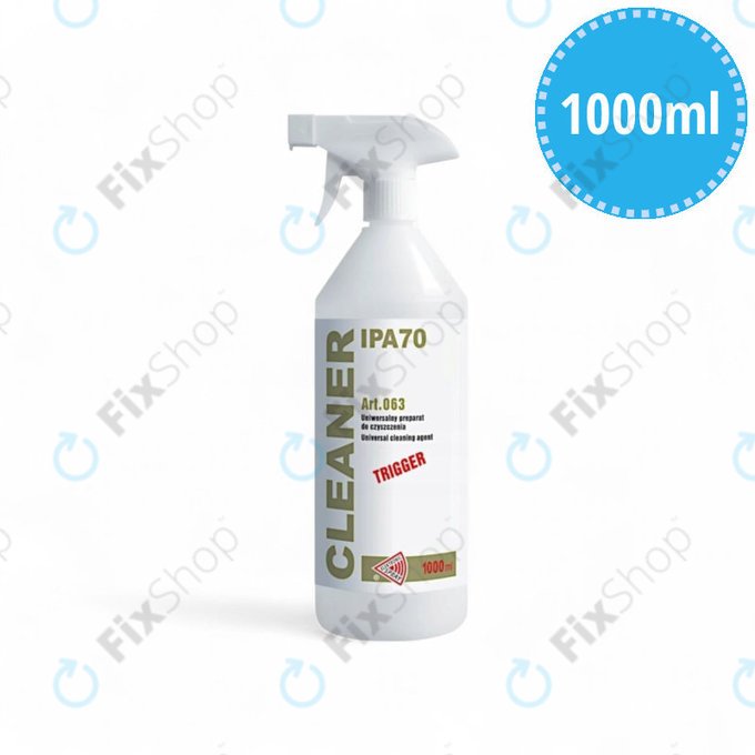 Izopropanol 70%, 1000 ml, z rozpylaczem, Cleanser IPA