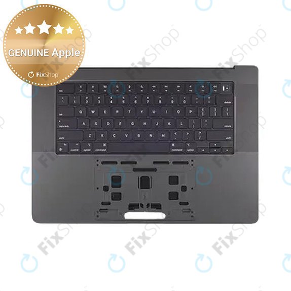 Górna rama klawiatury do MacBook Pro 16", A3403 (2024), z klawiaturą US i baterią, Space Black, 661-42823, Genuine Apple