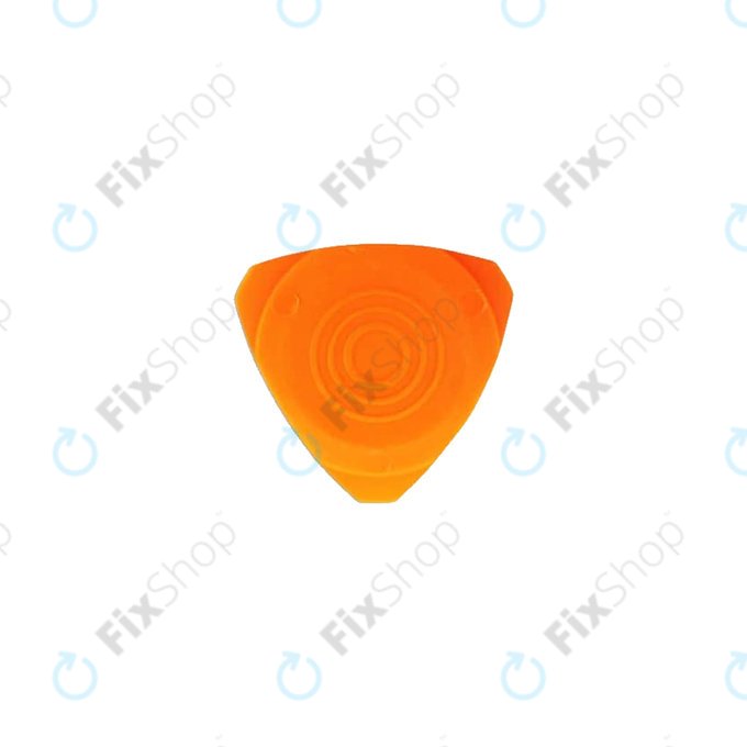 Otwierak Jakemy, pomaranczowa kostka gitarowa do demontazu, 0.71mm, sciete krawedzie