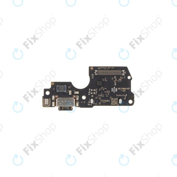 Złącze ładowania z czytnikiem SIM i płytką PCB do Xiaomi Redmi Note 14 Pro 4G 24116RACCG