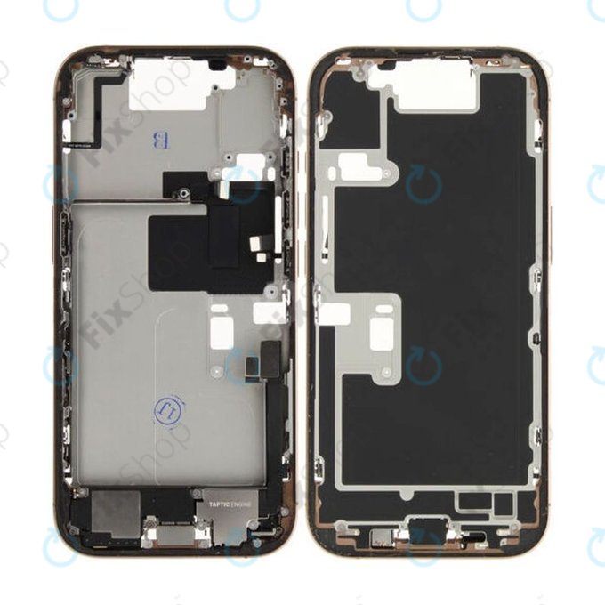Ramka srodkowa do iPhone 16 Pro, Przyciski zasilania i głośności, Desert Titanium
