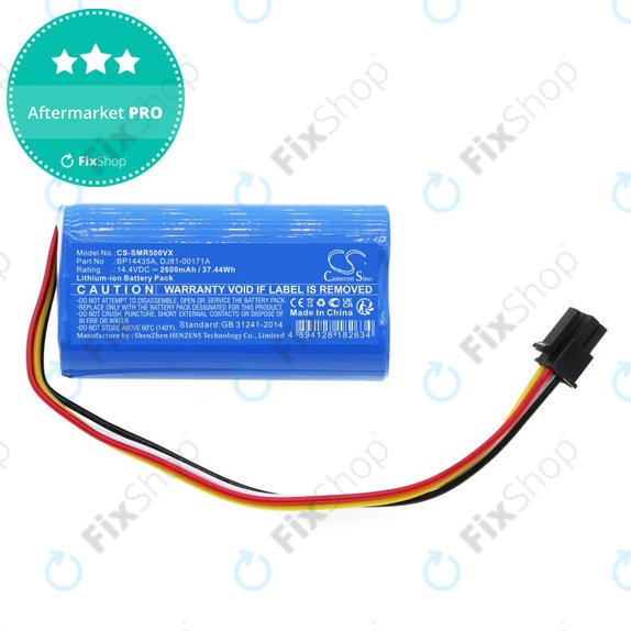 Bateria do Samsung PowerBot VR05R5050WK, Midea i5, i9 EYE, 2600mAh, Li-Ion, 14.4V, BP14435A, HQ