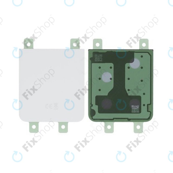 Tylna pokrywa baterii do Samsung Z Flip 6 F741B, Biały, White