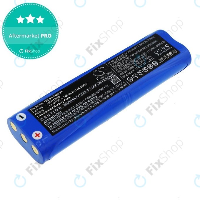 Bateria do Philips SmartPro Active FC8810, FC8820, FC8830, 4ICR19/65, Li-Ion, 14,4V 3400mAh, HQ