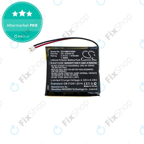 Bateria do Garmin Fenix 5X, 5X Running, 361-00098-00, 410mAh, HQ
