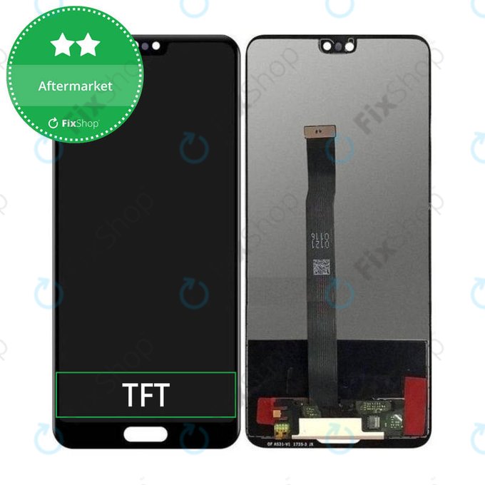 Wyświetlacz do Huawei P20, Ekran dotykowy bez ramki, TFT