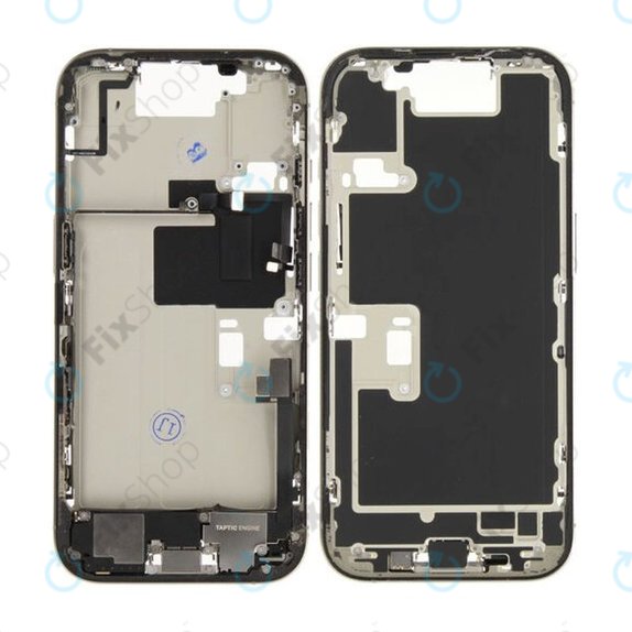 Ramka srodkowa do iPhone 16 Pro, Przyciski zasilania i głośności, Natural Titanium