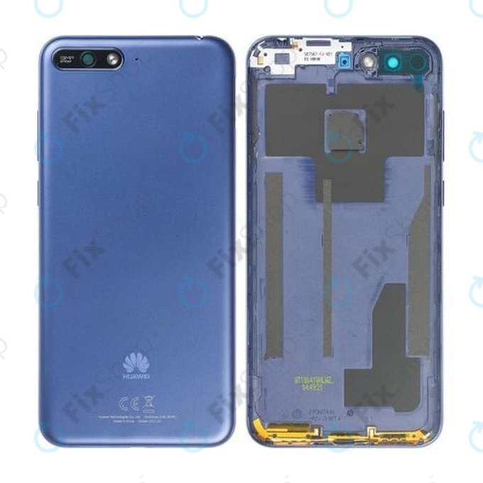 Tylna pokrywa baterii do Huawei Y6 (2018), 97070TXX, Niebieski, Blue, Genuine Service Pack