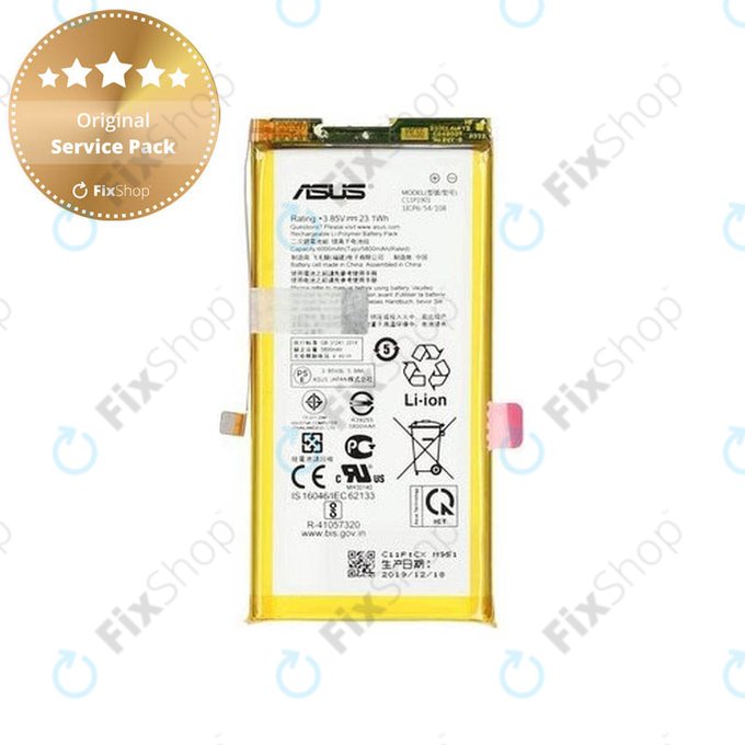 Bateria do Asus ROG Phone 2 ZS660KL, C11P1901, 6000mAh, 0B200-03510300, Genuine Service Pack