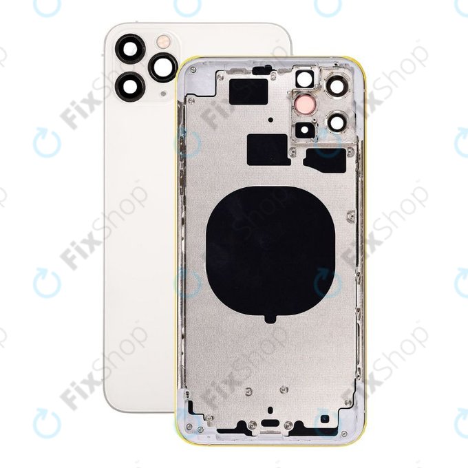 Tylna obudowa do iPhone 11 Pro Max, Srebrny, Silver