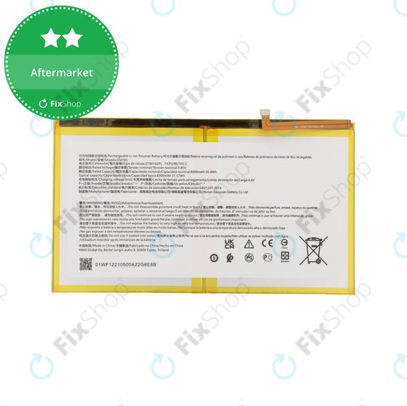Bateria do Nokia T20 TA-1397 TA-1394, 8200mAh