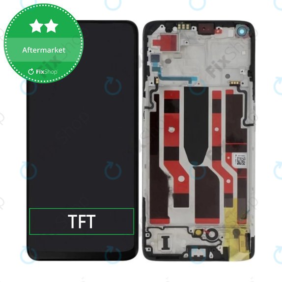 Wyświetlacz do Oppo Reno 7 Lite, Ekran dotykowy z ramką, TFT