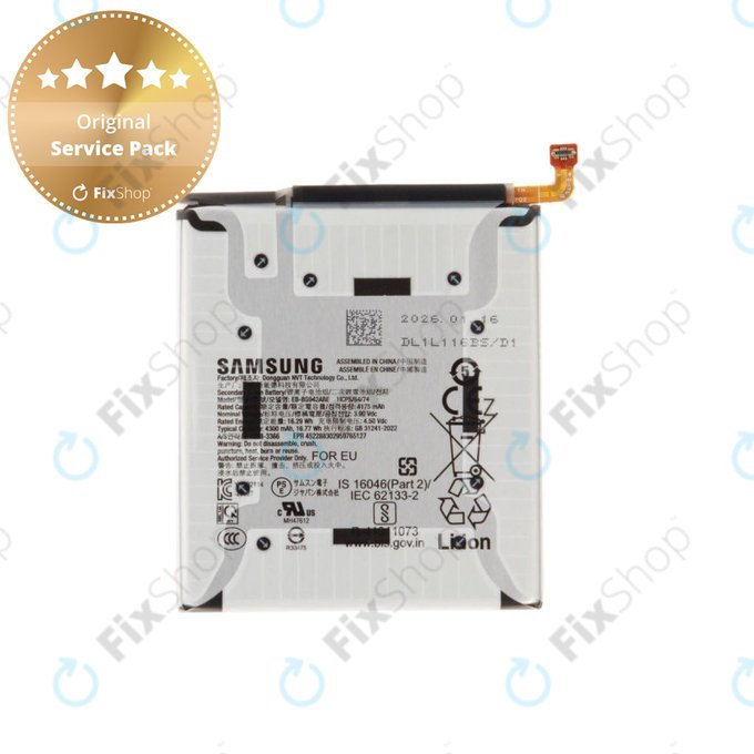 Bateria dla Samsung S26, EB-BS942ABE, GH82-39193A, Genuine Service Pack