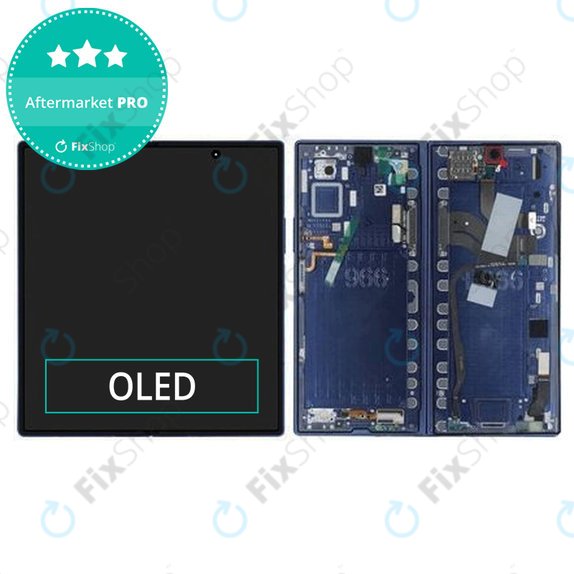 Wyświetlacz OLED dla Samsung Z Fold 7 F966B, Blue Shadow, Ekran dotykowy z ramką